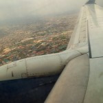 Africa plane view